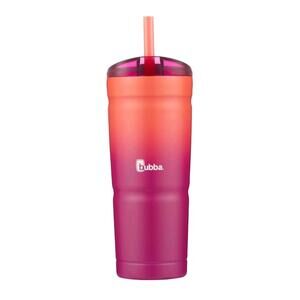 Bubba Envy-S 24oz Insulated Stainless Steel Tumbler w/ Lid Straw Pink Sorbet